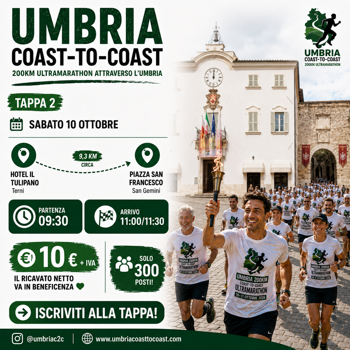 Ticket partecipazione alle tappe