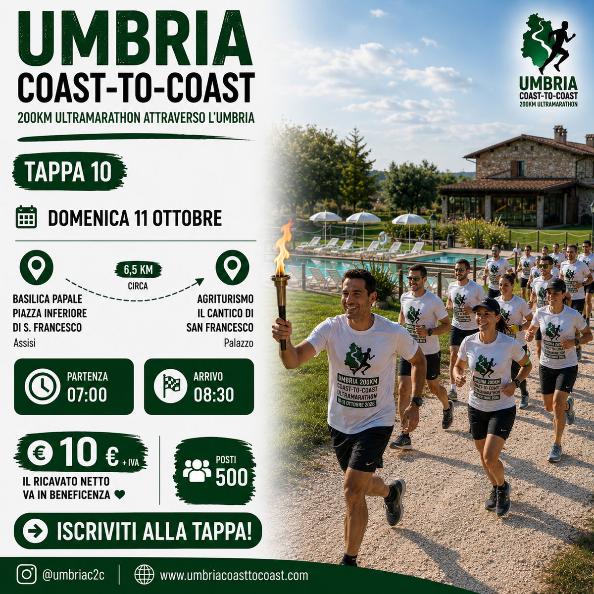 Ticket partecipazione alle tappe