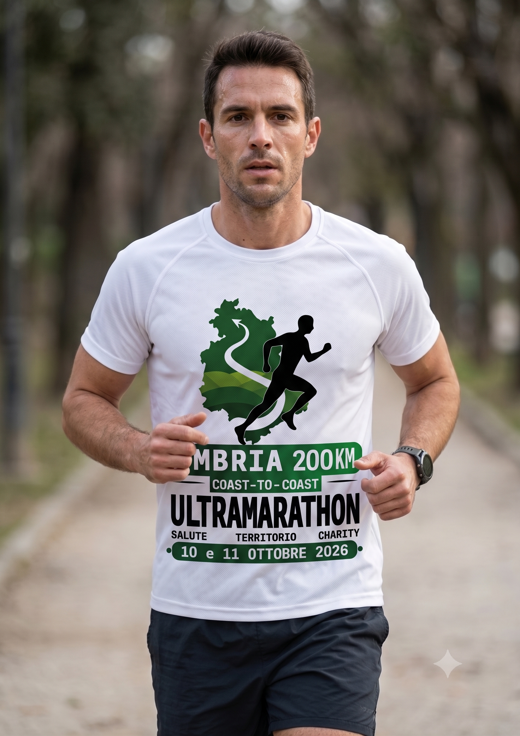T-shirt running Uomo
