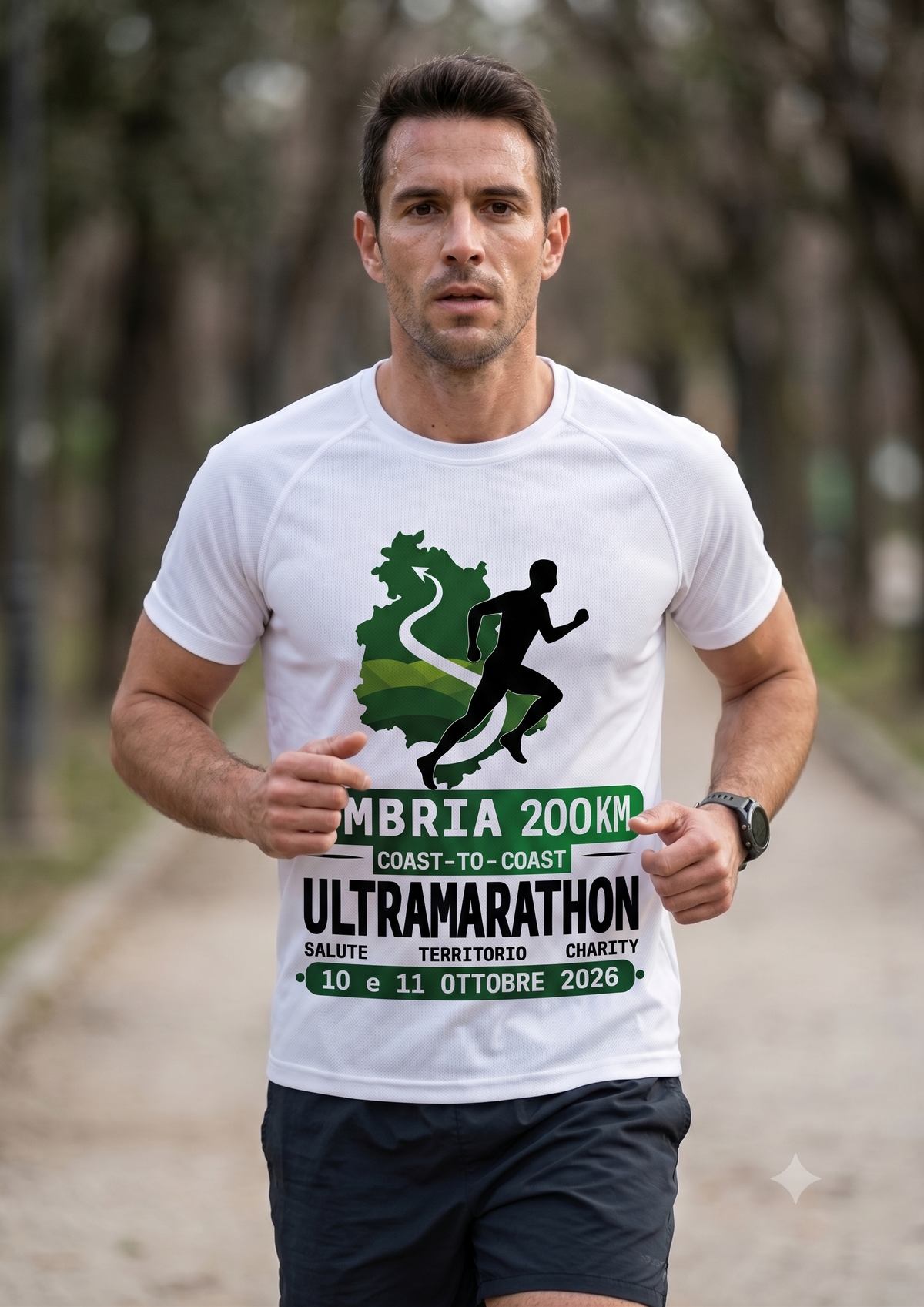T-shirt running Uomo