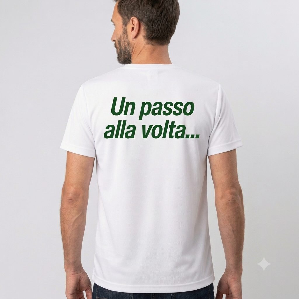 T-shirt bianca uomo