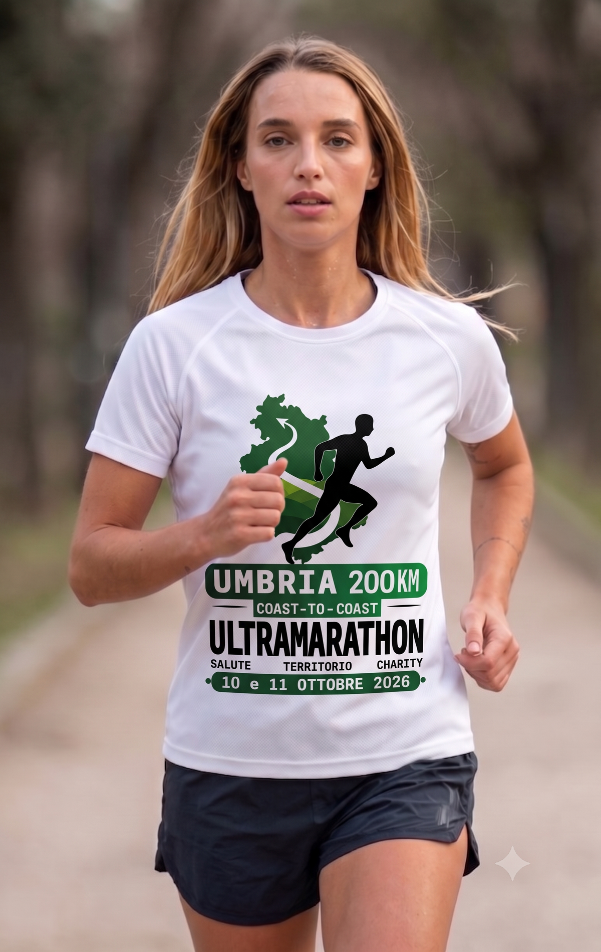 T-shirt running Donna